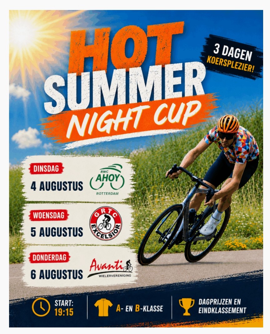 Hot Summer Night Cup 2026 (4, 5 en 6 augustus)